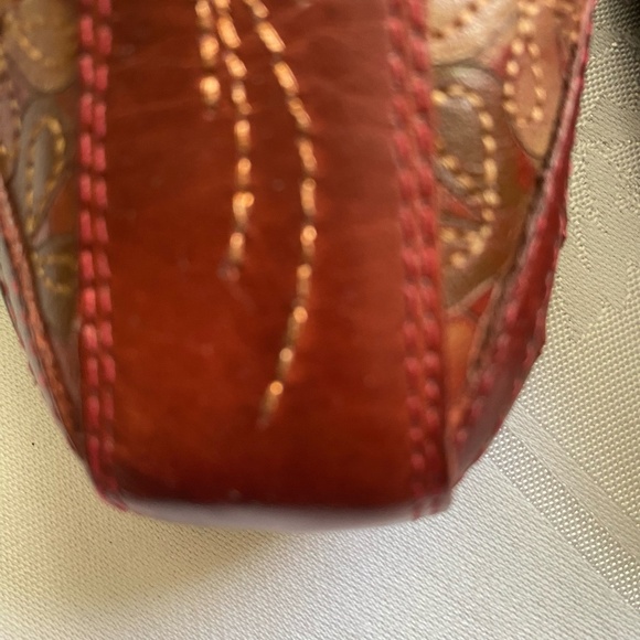 Pikolinos Romana Red/ Green Daisy Leather Spanish Design Mules. Size 7.5-8 - Picture 9 of 16